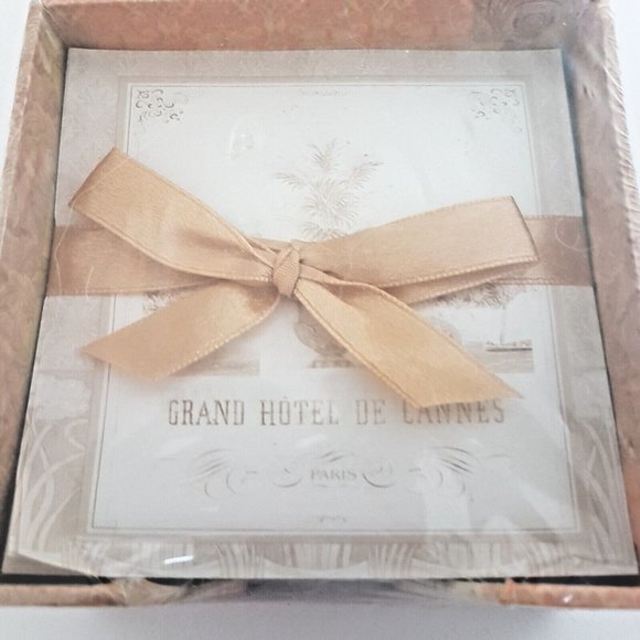 Grand Hotel de Cannes Paris  Stationary Set Square Notes - NEW 4" X 4" Souvenir - Picture 3 of 10
